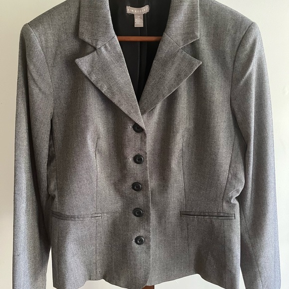 Kim Rogers Jackets & Blazers - Kim Rogers Charcoal Blazer